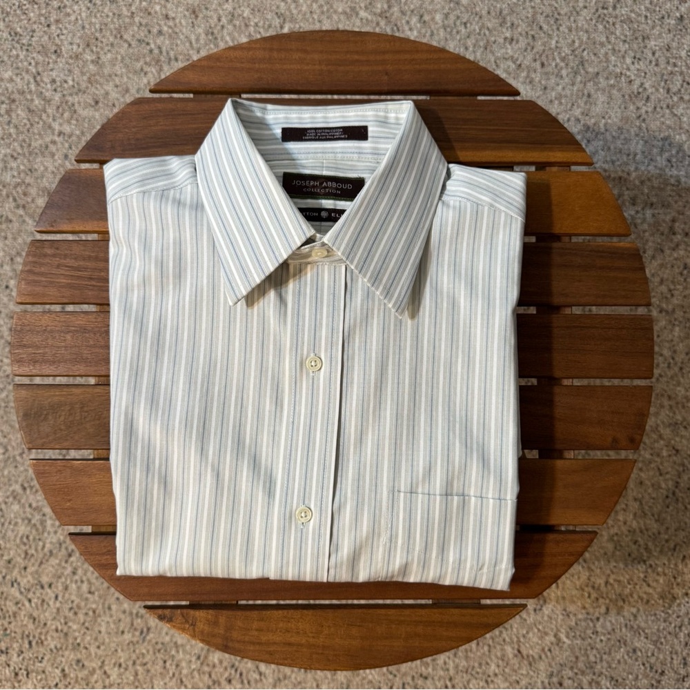 JOSEPH ABBOUD Men’s Dress Shirt / Cotton Elite/ Size:16- 34/35